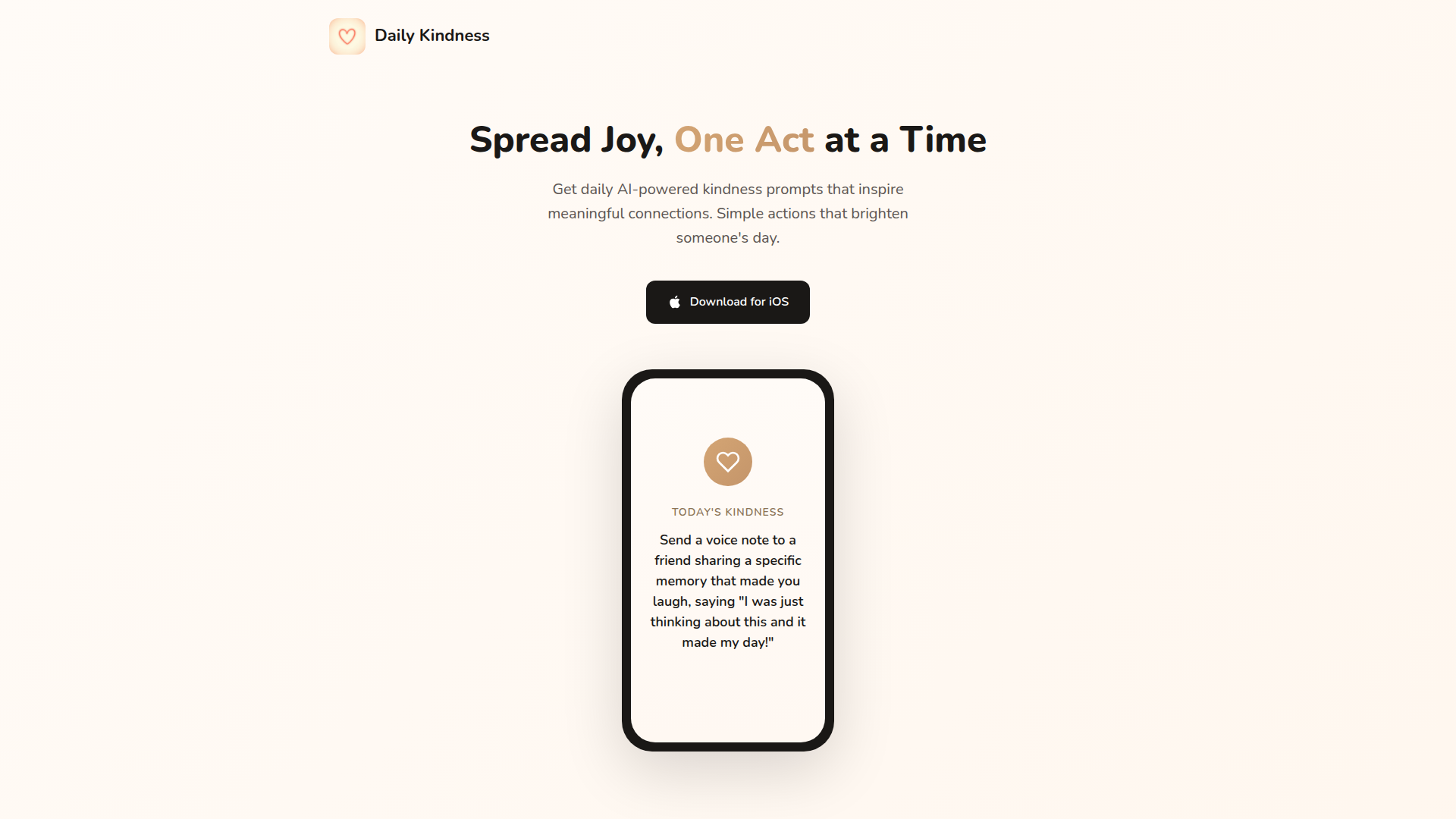 Daily Kindness